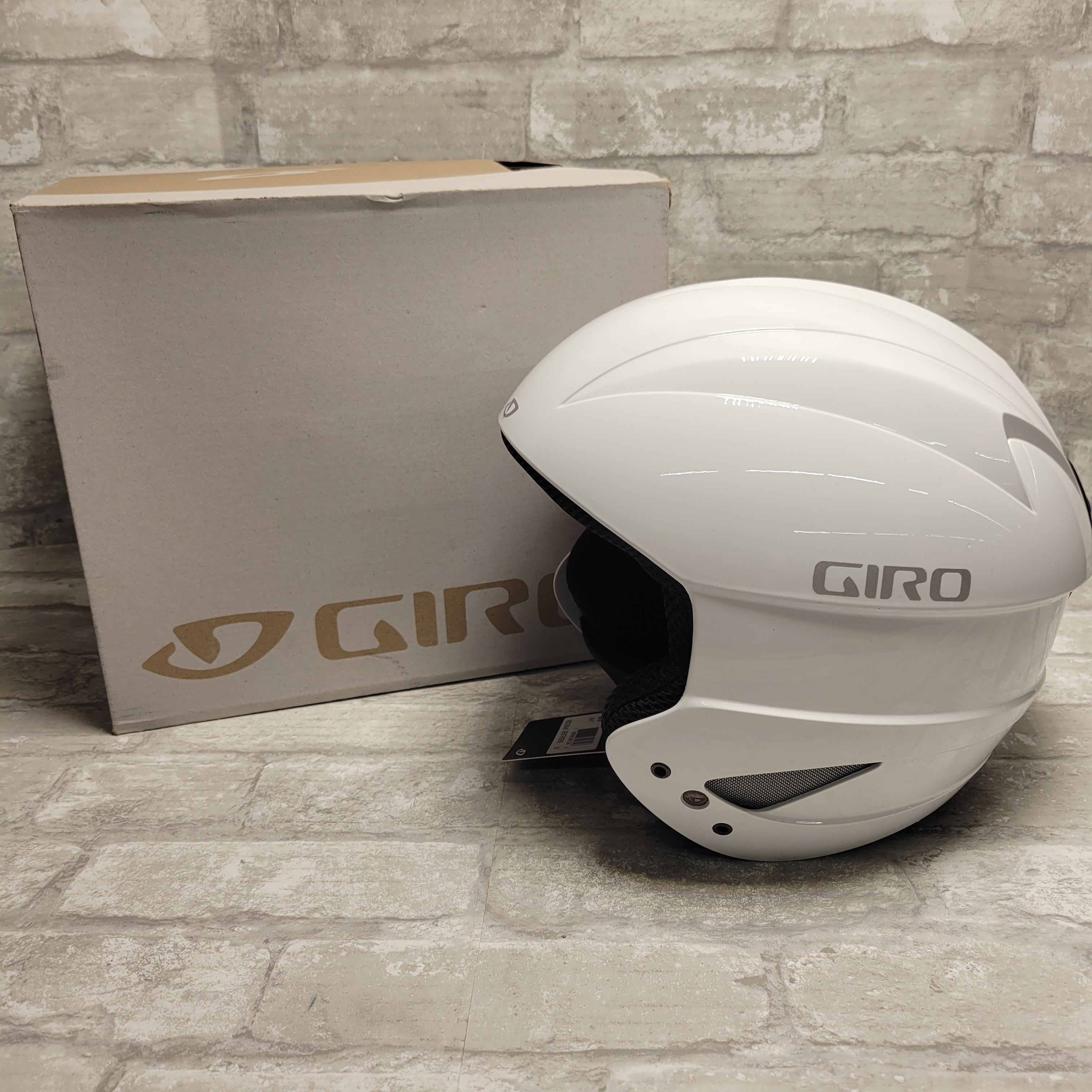 Giro Sestriere Race Snow Helmet #2033948, Adult White Medium (8075261837550)